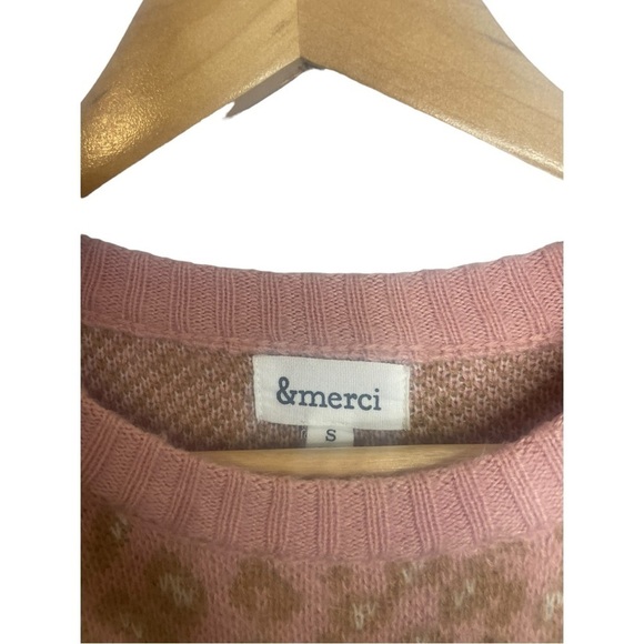&Merci Pink leopard Sweater - Picture 3 of 4
